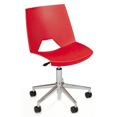 Sedia visitatore girevole Strike SKG schienale a rete - PPL