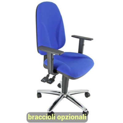 Sedia operativa girevole Unisit Team TMSYC rivestimento fili di luce