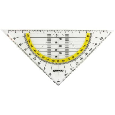 Squadra con goniometro 16 cm