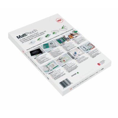 Pouches per plastificatrici GBC matt 2x75 g/m² - Opache