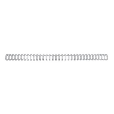 Spirali metalliche a 34 anelli GBC Wirebind - argento