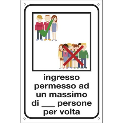 Etichetta informativa 20x30 cm