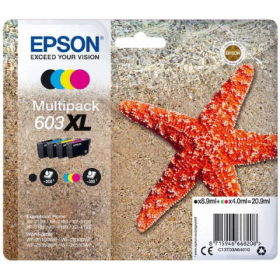 Multipack 4-colours 603XL Ink Epson multicolore C13T03A64010