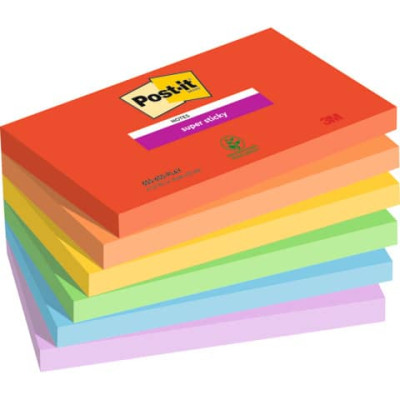 Foglietti Post-it® Super Sticky Playful
