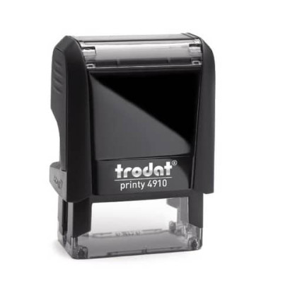 Printy 4910 - Timbro di testo PERSONALIZZATO fino a 3 righe dimensione max personalizzazione 26x9 mm - 11661