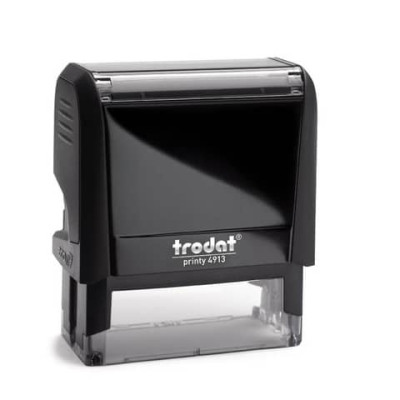 Printy 4913 - Timbro di testo PERSONALIZZATO fino a 6 righe dimensione max personalizzazione 58x22 mm - 11664
