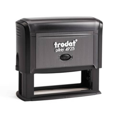 Printy 4925 - Timbro di testo PERSONALIZZATO fino a 7 righe dimensione max personalizzazione 82x25 mm - 12517