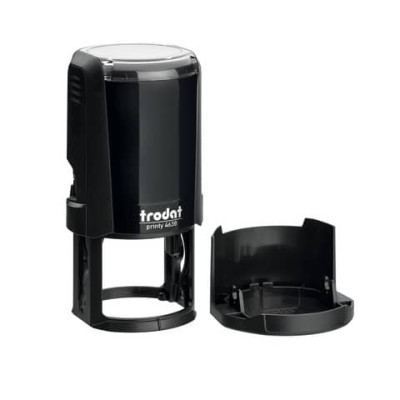 Printy 4638 - Timbro di testo PERSONALIZZATO fino a 7 righe dimensione max personalizzazione Ø38 mm - 104344