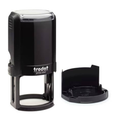 Printy 4642 - Timbro di testo PERSONALIZZATO fino a 9 righe dimensione max personalizzazione Ø42 mm - 69394
