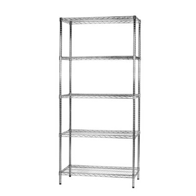 Scaffale cinque ripiani d'acciaio Archimede