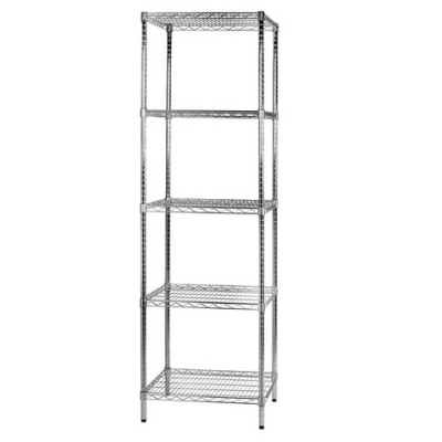 Scaffale cinque ripiani d'acciaio Archimede