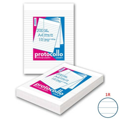 Fogli protocollo A4 60 gr