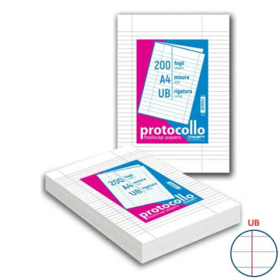 Fogli protocollo A4 120 gr