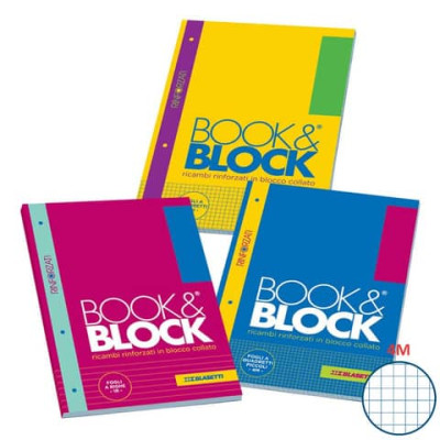 Blocco 40 ff A4 collato lato lungo
