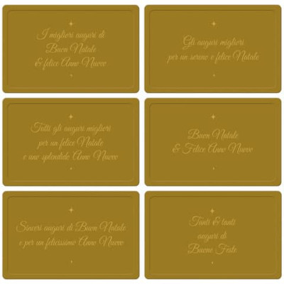 Biglietti Natalizi in vassoio - 9x14 cm