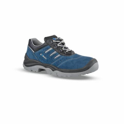 Scarpe antinfortunistiche  in pelle scamosciata Better S1P SRC blu-nere