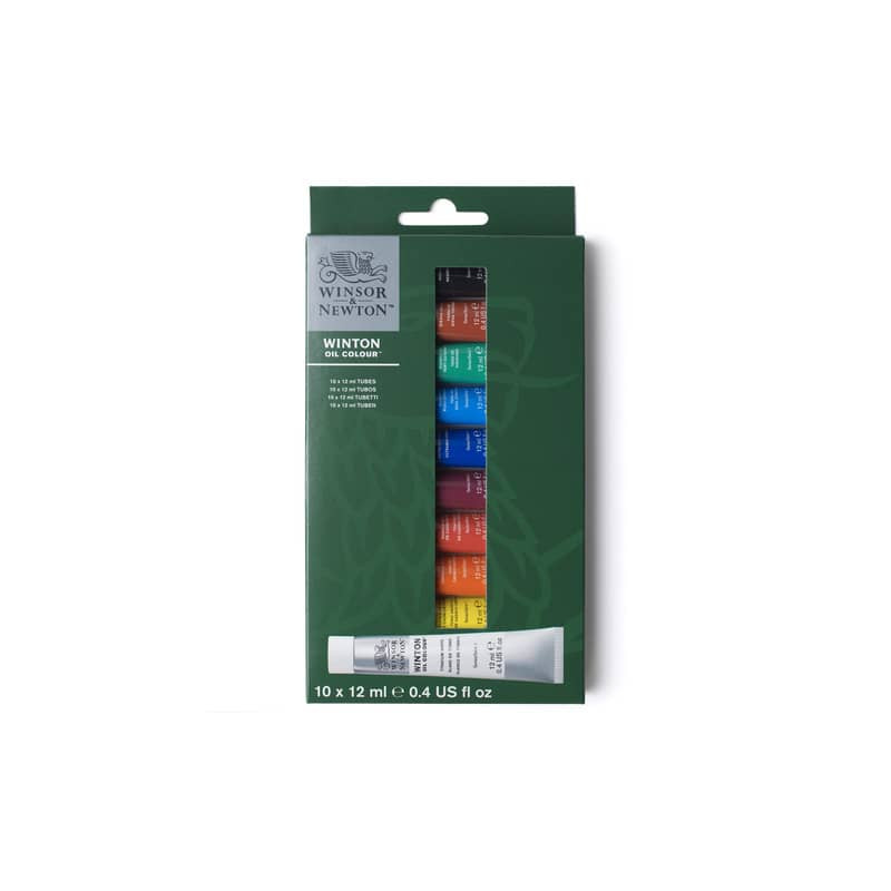 Set tubetti colore ad olio per principianti Winsor&Newton colori assortiti - conf. 10 pezzi - 1490701