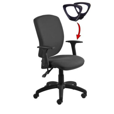 Poltrona operativa Mirage Back-system braccioli regolabili