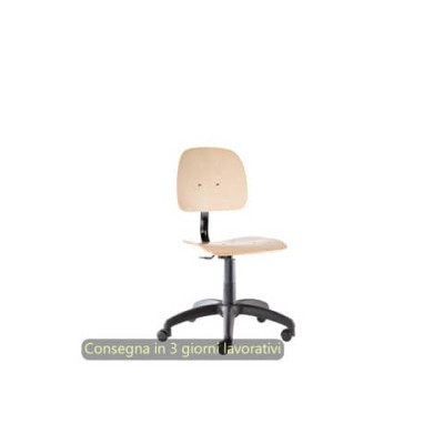 Sgabello tecnico Labor Wood