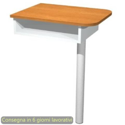 Allungo con vano a giorno per mobile di servizio angolo Ristoro 60x45 cm Artexport noce chiaro/bianco -