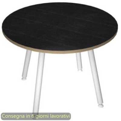 Tavolo riunione rotondo Skinny Metal