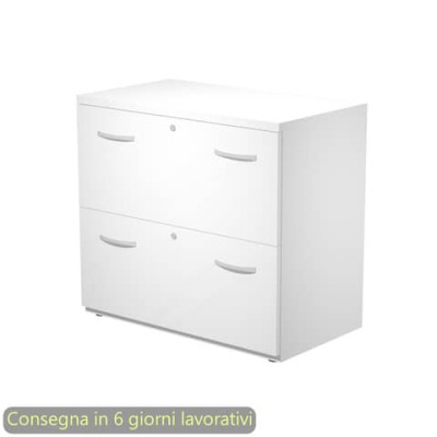 Mobile classificatore Flex 2 cassetti con serratura 80x46xH.73 cm