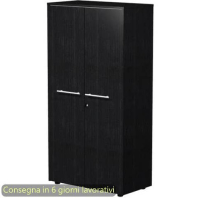 Armadio medio 82,8x43xH.158,2 cm con ante Flora