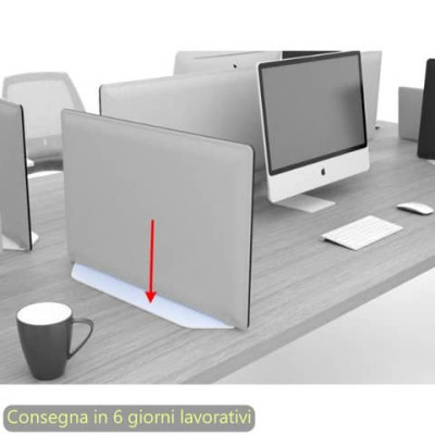 Base P.150 mm pannello trasversale L.80xH.29,5 cm Moody Artexport bianco lucido - 3-BSAL0800-AM