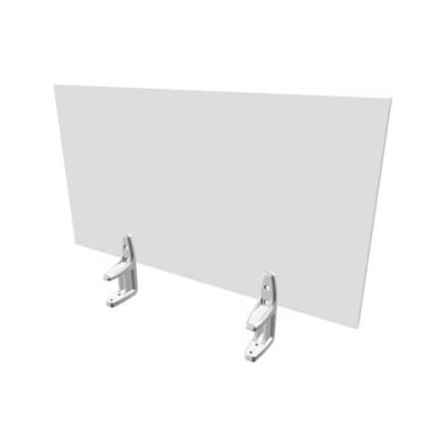 Pannello divisorio in melaminico per scrivanie singole 80xH.42 cm Practika