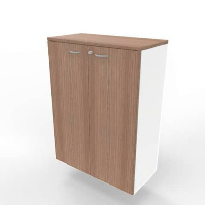 Armadio maxi con ante battenti scocca bianca 90x45xH.123,2 cm