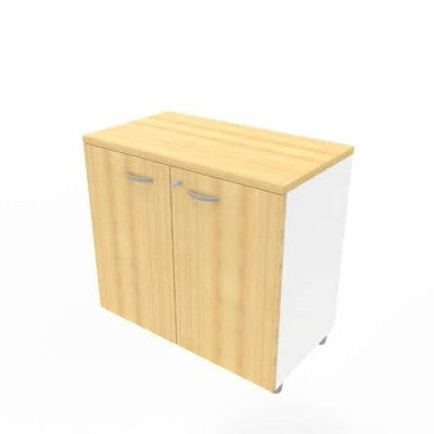 Armadio P.80 cm altezza scrivania scocca bianca 80x45xH.73 cm