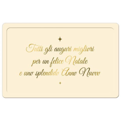 Biglietti augurali natalizi a vassoio cm 9x14