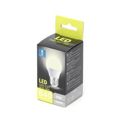 Lampadina LED G45 E27 9W - 840 lumen