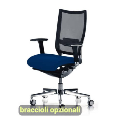 Sedia semidirezionale girevole Concept COT - rivestimento fili di luce
