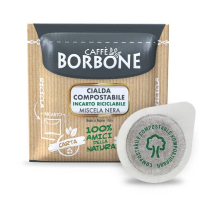 Caffè in cialda compostabile ESE 44 mm Caffè Borbone