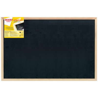 Lavagna in ardesia artificiale e cornice in legno