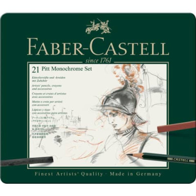 Set metallo Faber Castell Monochrome Belle Arti