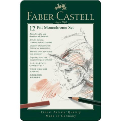 Set metallo Faber Castell Monochrome Belle Arti