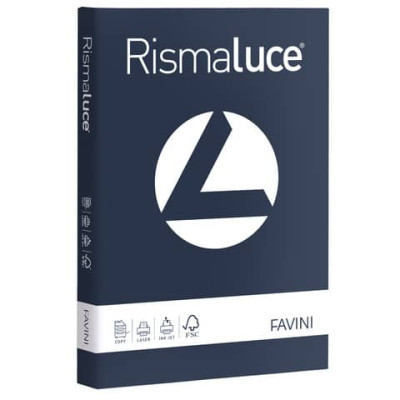 Carta colorata Favini Rismaluce colori forti 200 g/m² A4  - risma da 125 ff