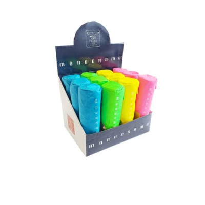 Espositore astucci Pigna Monocromo Charta 12 pezzi - colori assortiti - 0230436