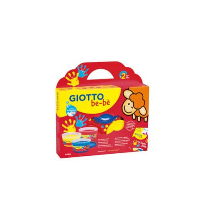 Colori a dita Giotto Bebè conf. da 3x100 ml rosso, blu, giallo F460700
