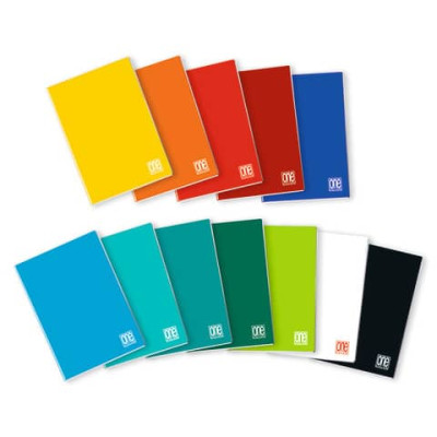 Quaderno Mini One Color 12x17 cm - 80 g/m2 - 20 ff - 1R 1402