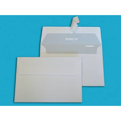 Busta bianca con Lembo Strip Blasetti 80 g/m2 in conf. da 500 buste 114x162 mm 007
