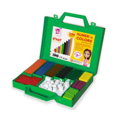 Valigetta regoli colorati CWR 200 pezzi  10222