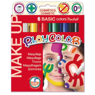 Playcolor make up in stick 6 colori assortiti basic 1.001