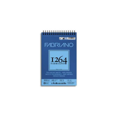 Blocco spiralato tecniche miste Fabriano 1264