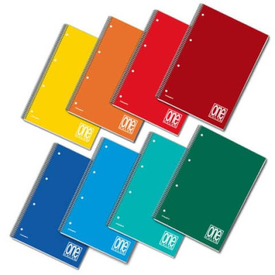 Quaderno spiralato Maxi One Color A4 - 80 g/m2 60 ff