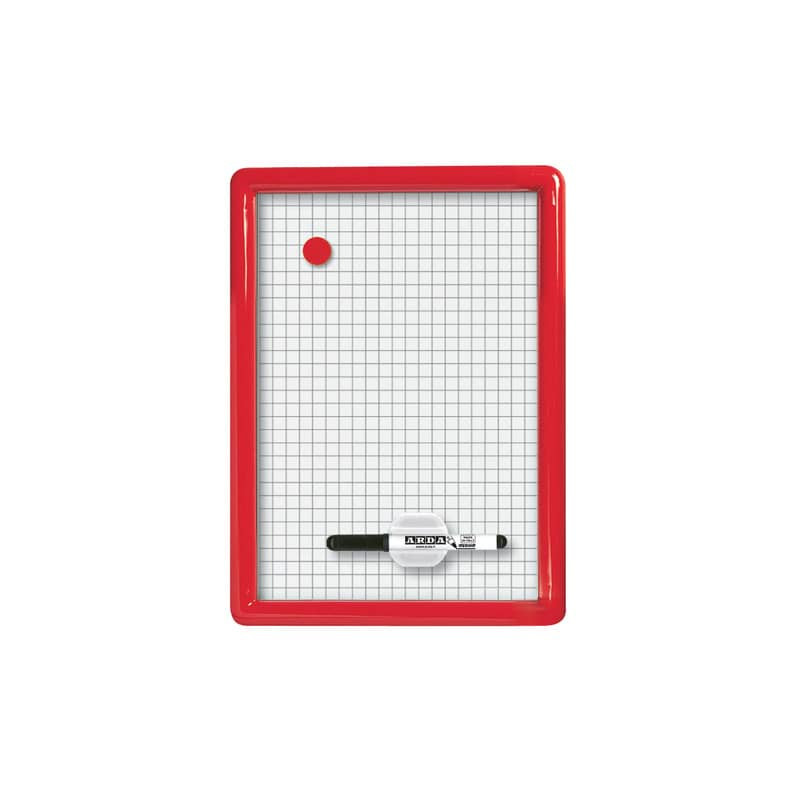 Lavagna magnetica Arda Formato con cornice in plastica termoforata 26x36 cm 327Q