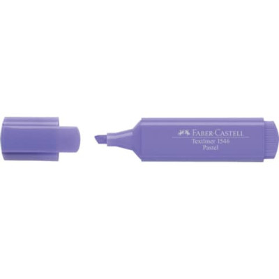 Evidenziatore Faber-Castell Textliner 1554 - conf. 10 pz - colore pastel lilla 154656