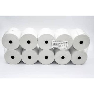 Rotoli stampante termica non fiscale Rotolificio Pugliese conf. 10 pz - 80 mm x 80 m - 8080DM